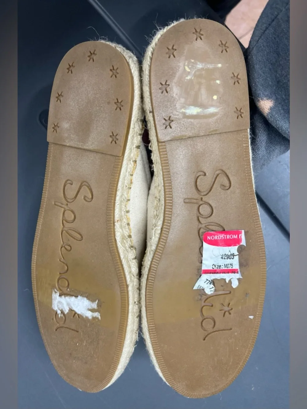 Splendid NEW Julia slip on espadrille size 7.5 women’s shoes neutral comfort